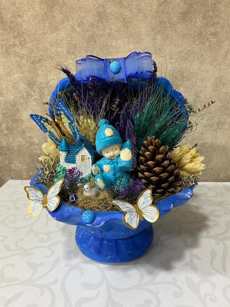 Mavi Renkli Bebek Teraryum