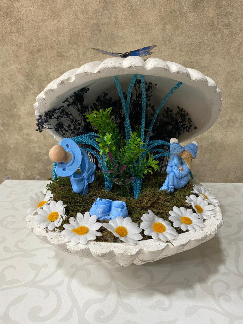 Mavi Renkli Bebek Teraryum