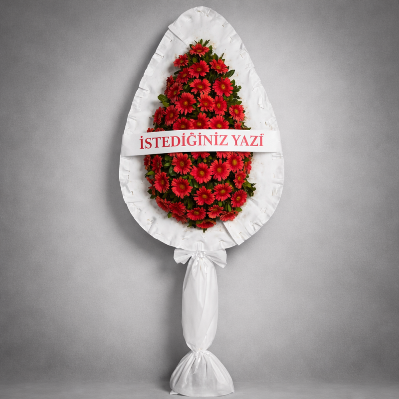 Yapay Gerbera Çelenk